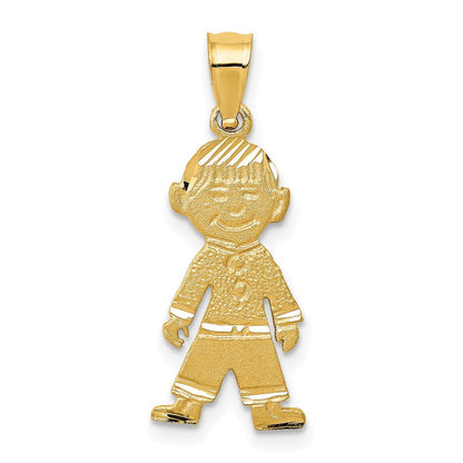 14K Gelbgold Junge Charm