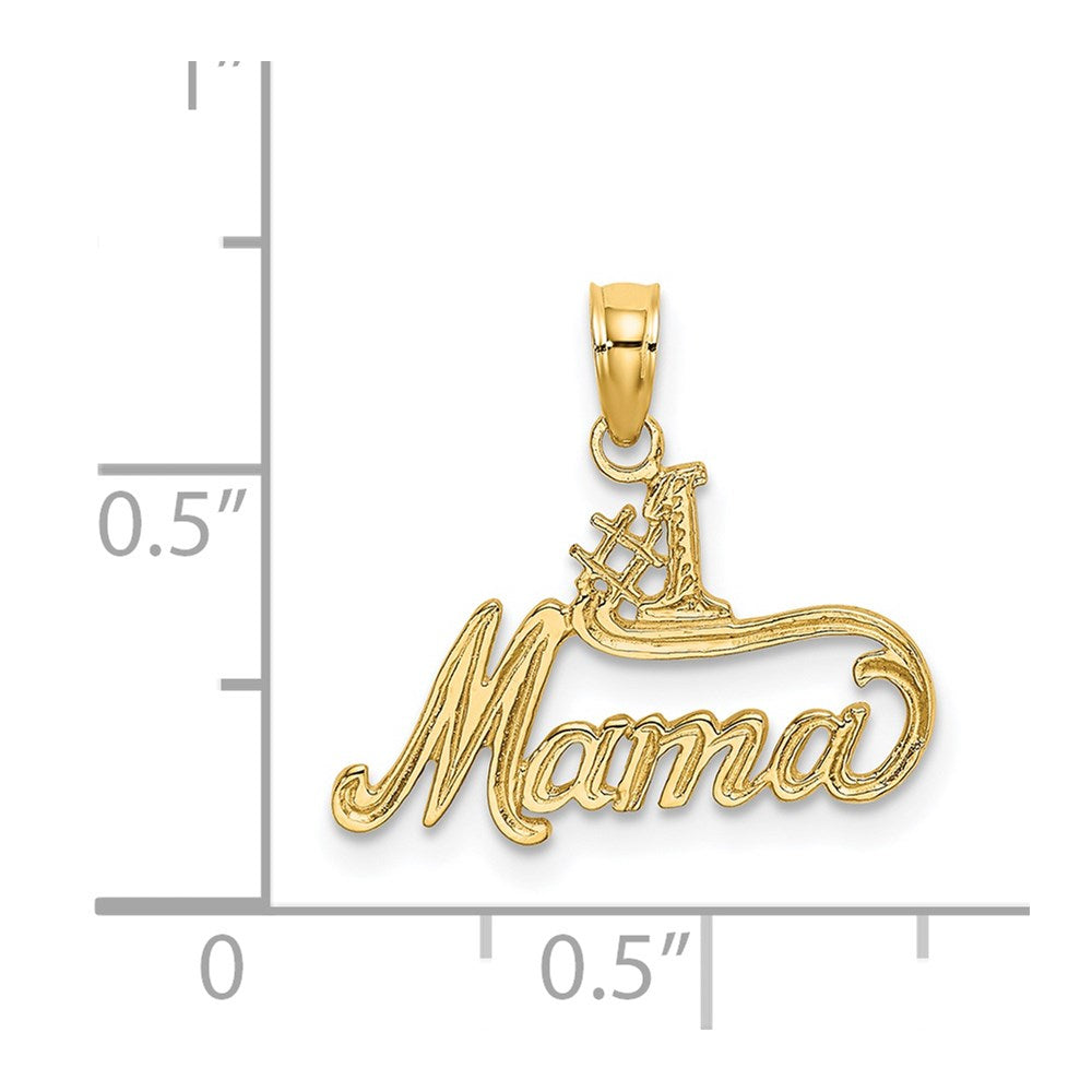 14K Gelbgold #1 Mama Charm