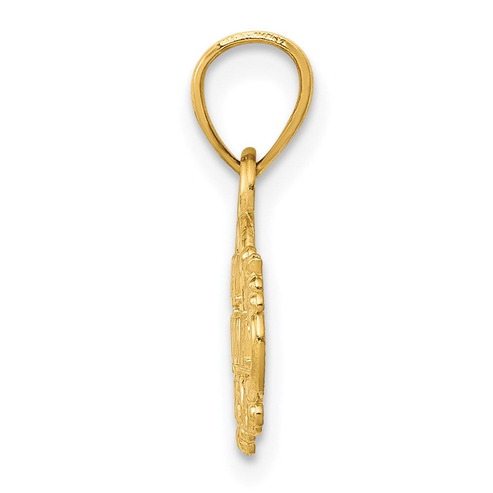14K Gelbgold Beste Oma Anhänger