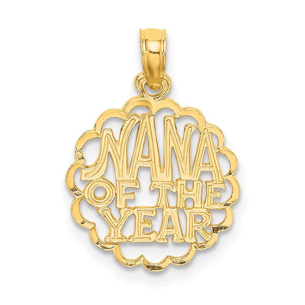 14K Gelbgold Nana Of The Year Charm
