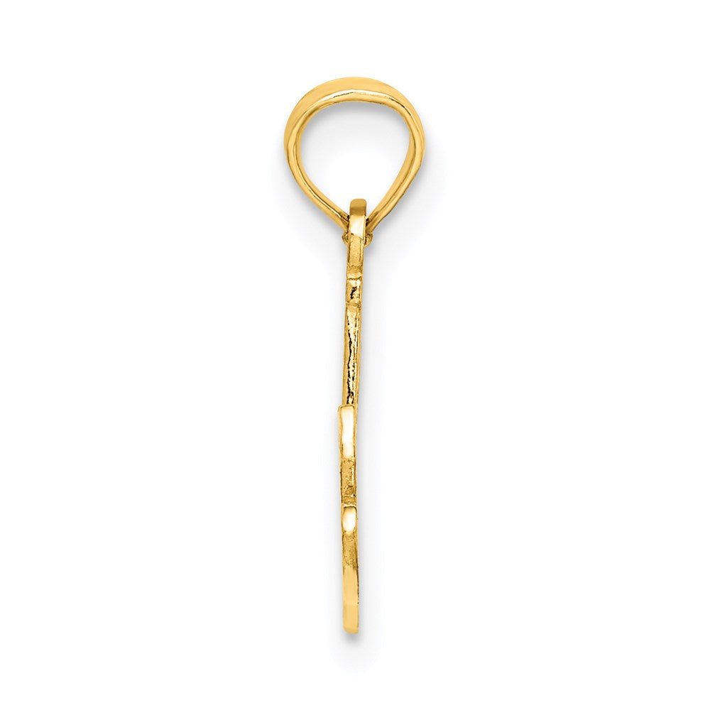 14K Gelbgold #1 Nana Schreibschrift Charm