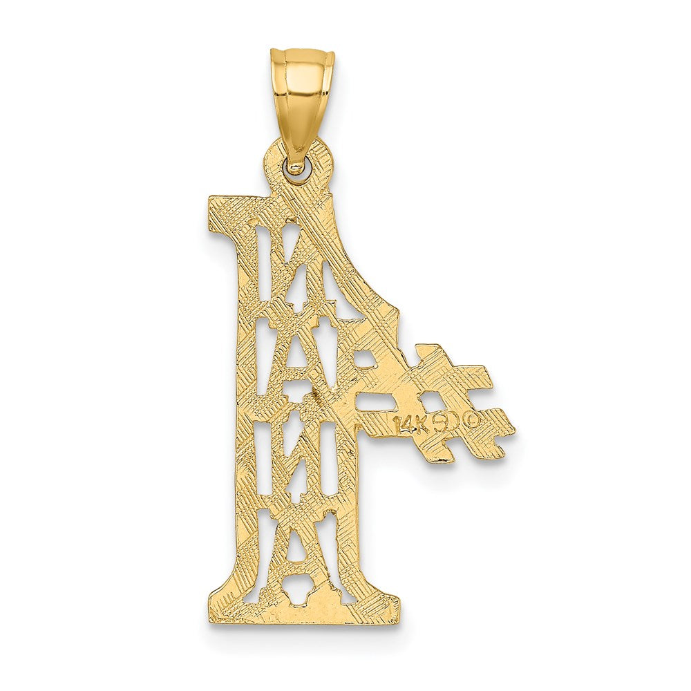 14K Gelbgold #1 Nana Charm