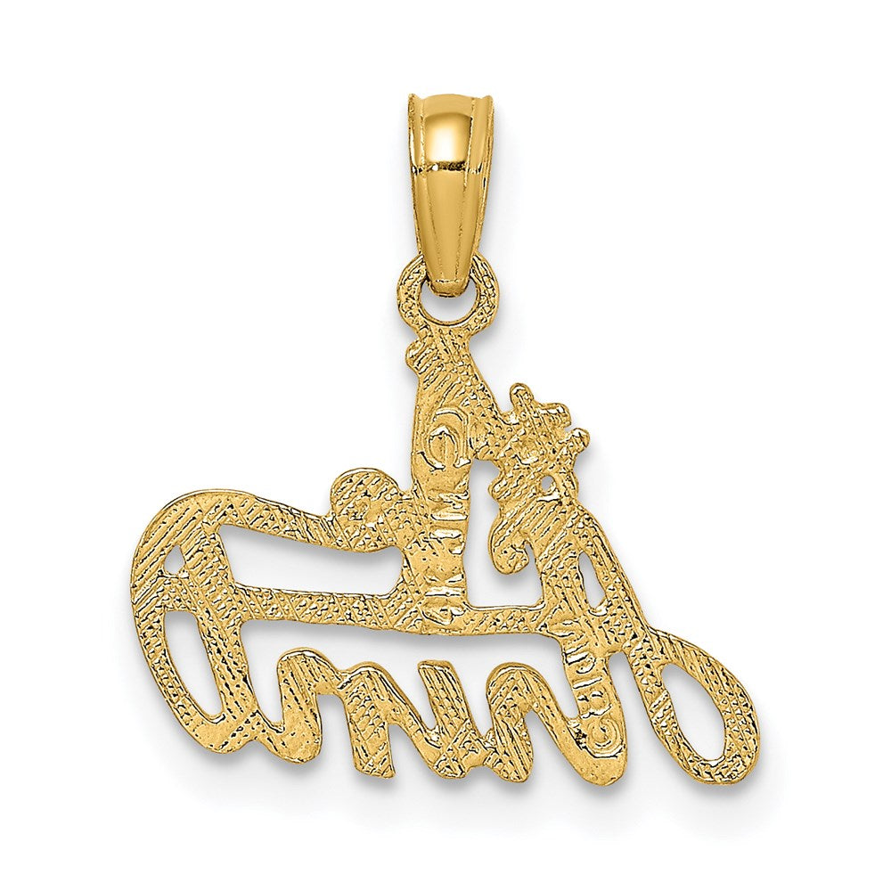 14K Gelbgold #1 Tante Charm