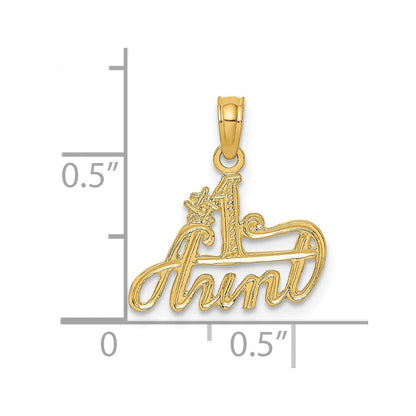 14K Gelbgold #1 Tante Charm