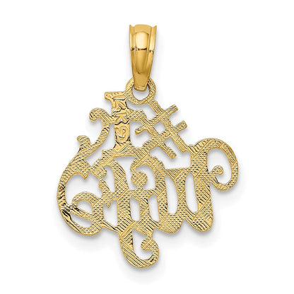 14K Gelbgold #1 Wife Charm