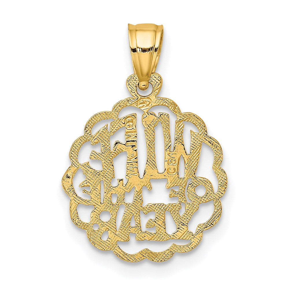 14K Gelbgold Wife Of The Year Charm