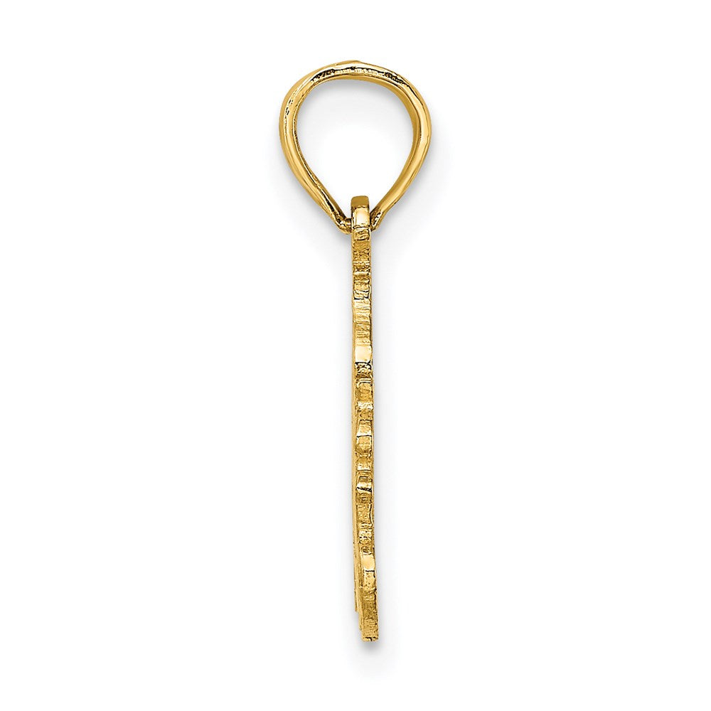 14K Gelbgold #1 Schwester Charm