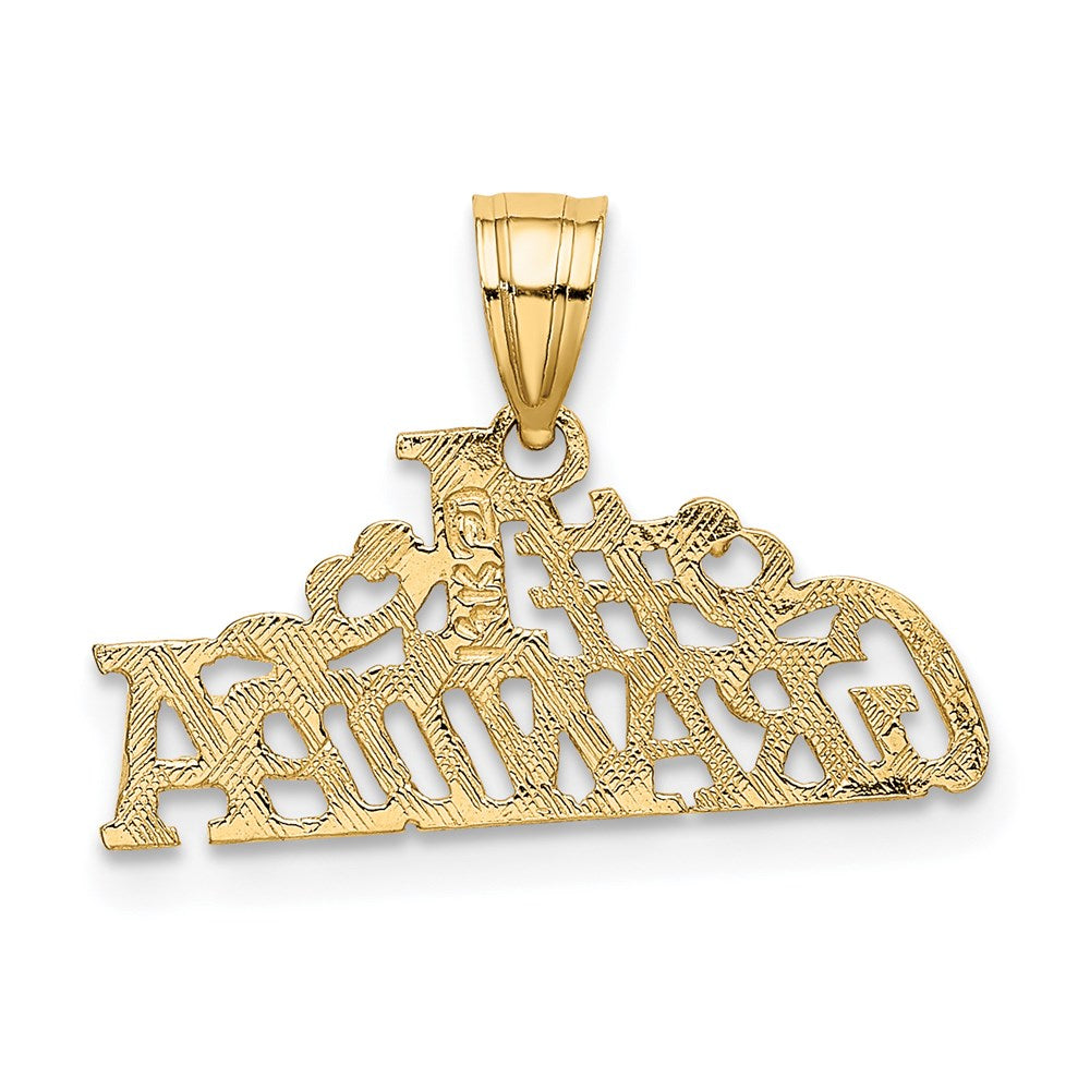 14K Gelbgold #1 Opa Charm