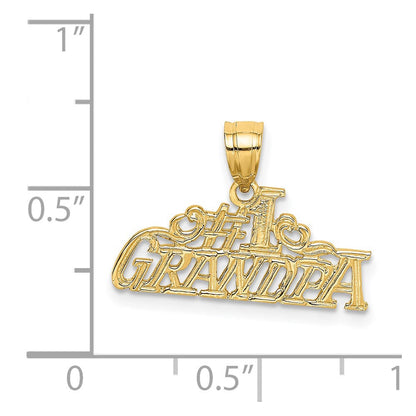 14K Gelbgold #1 Opa Charm