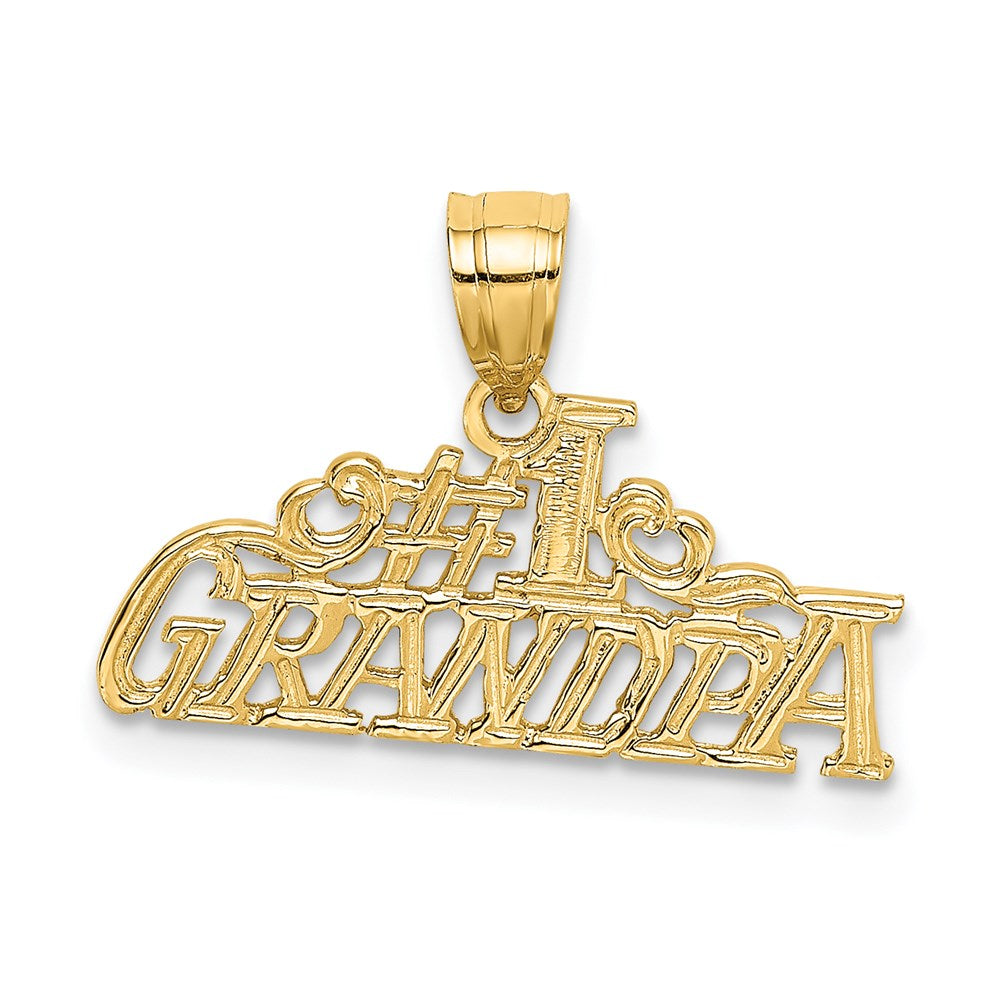14K Gelbgold #1 Opa Charm