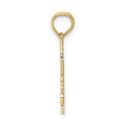 14K Gelbgold #1 Godfather Charm