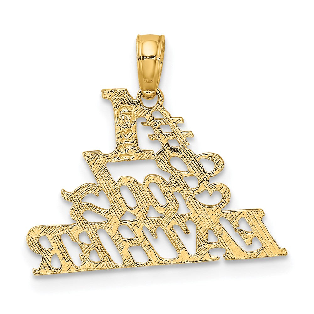 14K Gelbgold #1 Godfather Charm