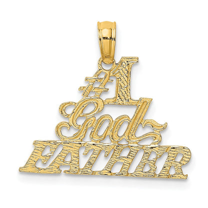 14K Gelbgold #1 Godfather Charm