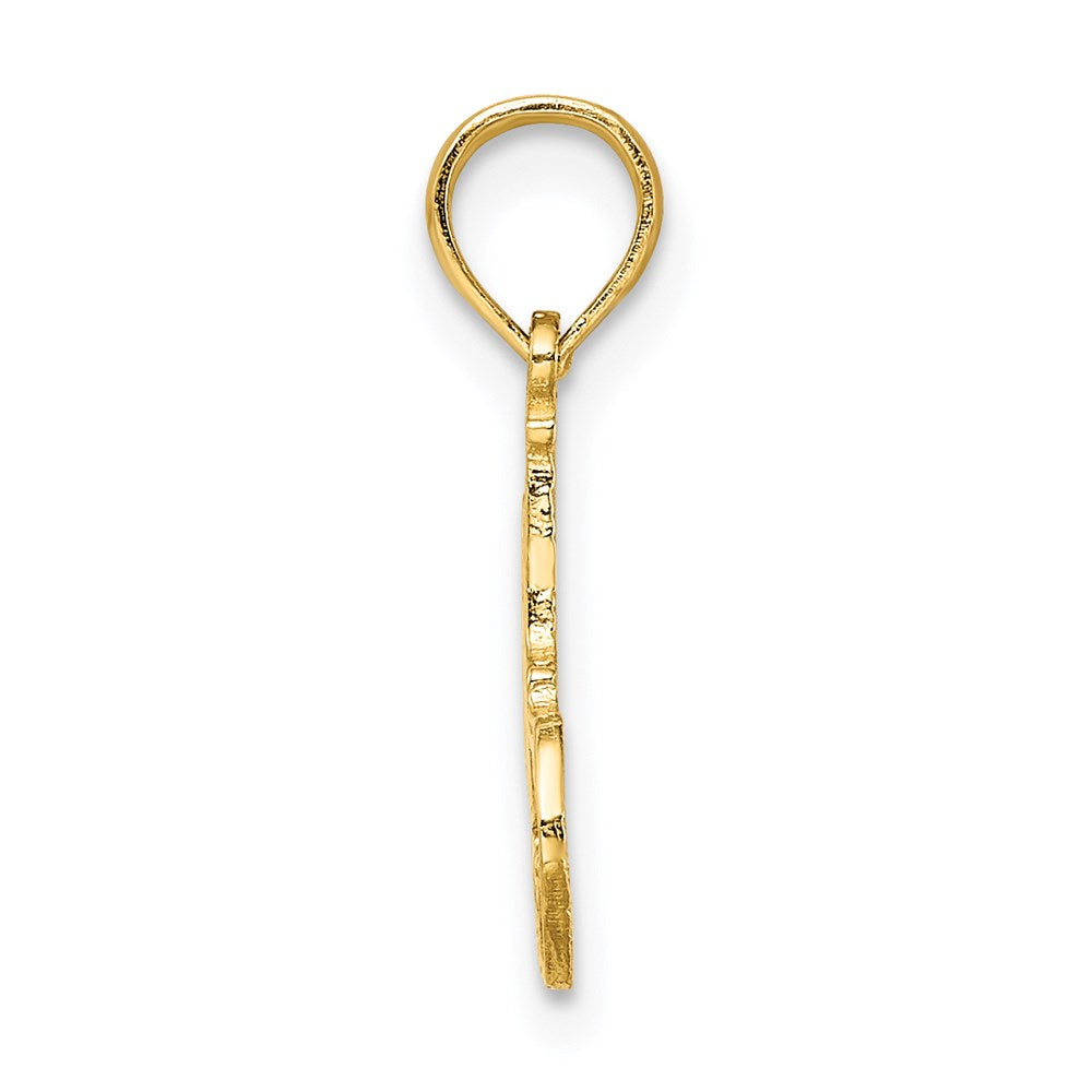 14K Gelbgold #1 Bruder Charm