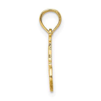 14K Gelbgold #1 Bruder Charm