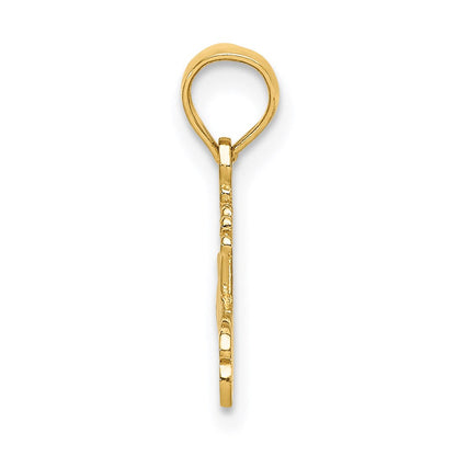 14K Gelbgold #1 Princess Charm
