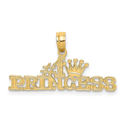 14K Gelbgold #1 Princess Charm
