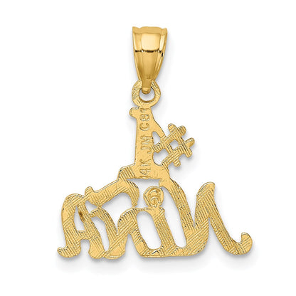 14K Gelbgold #1 Nina Charm