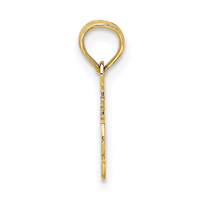 14K Gelbgold #1 Tochter Charm