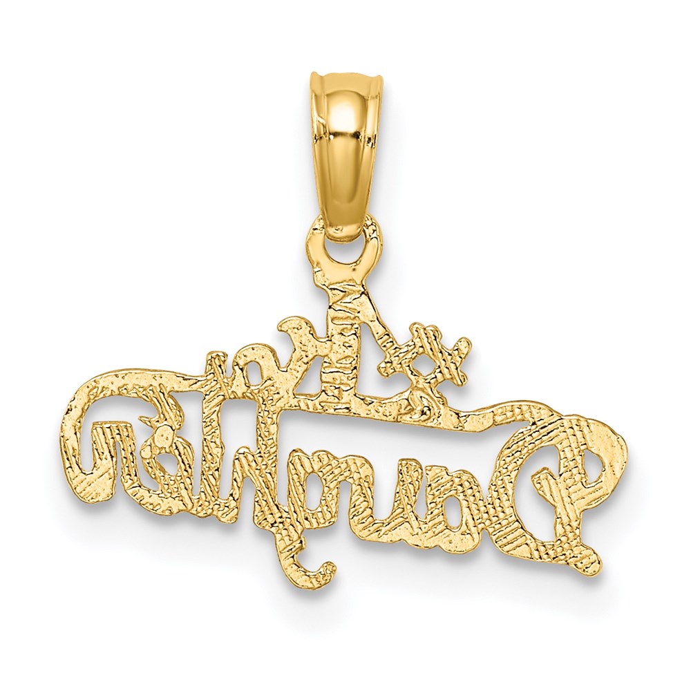 14K Gelbgold #1 Tochter Charm