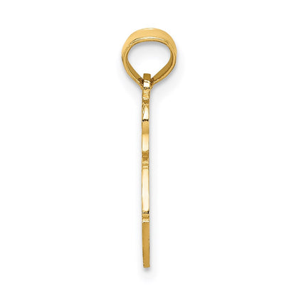 14K Gelbgold Kissing Junge und Mädchen Charm