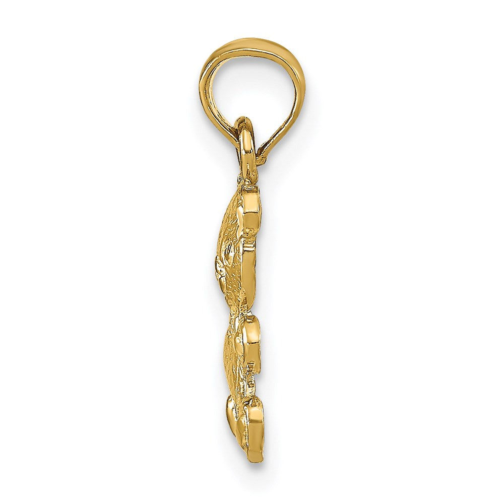 14K Gelbgold Teddy Bär Anhänger