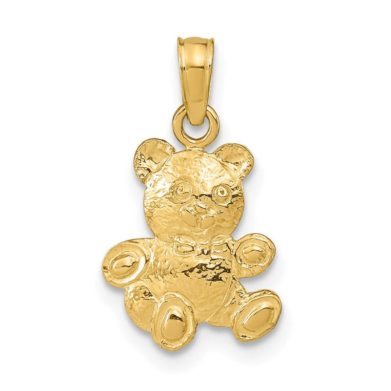 14K Gelbgold Teddy Bär Anhänger