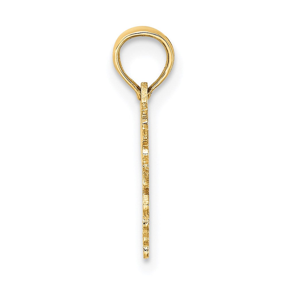 14K Gelbgold 100% Taurus Tierkreis Charm