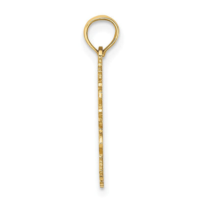 14K Gelbgold 100% Gemini Tierkreis Charm