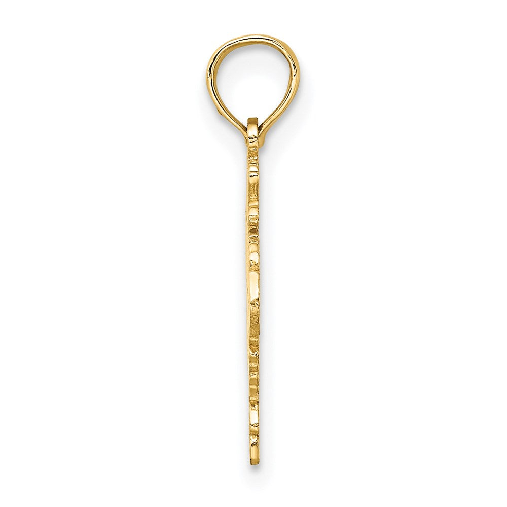 14K Gelbgold 100% Scorpio Tierkreis Charm
