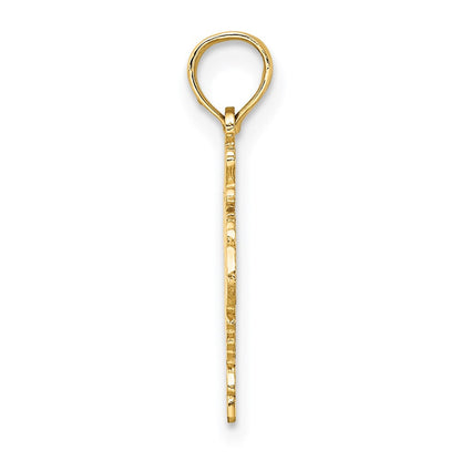 14K Gelbgold 100% Scorpio Tierkreis Charm