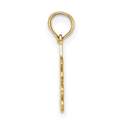 14K Gelbgold 100% Sagittarius Tierkreis Charm