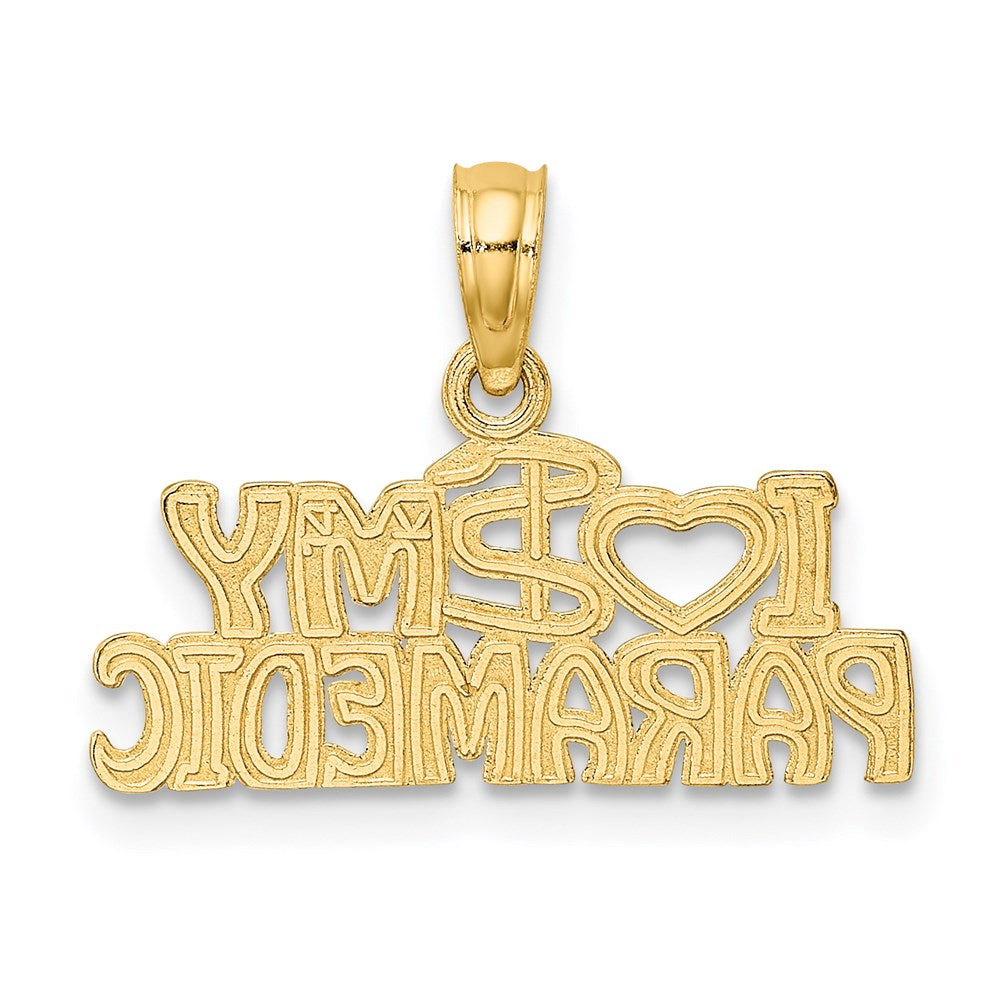 14K Gelbgold I Herz My Paramedic Charm