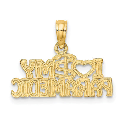 14K Gelbgold I Herz My Paramedic Charm
