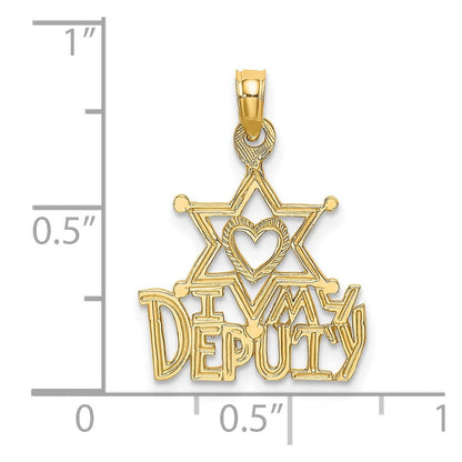 14K Gelbgold I Herz My Deputy Charm