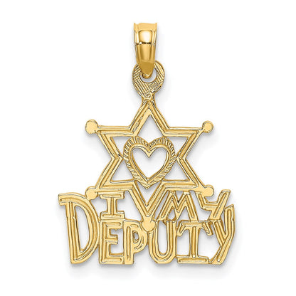 14K Gelbgold I Herz My Deputy Charm