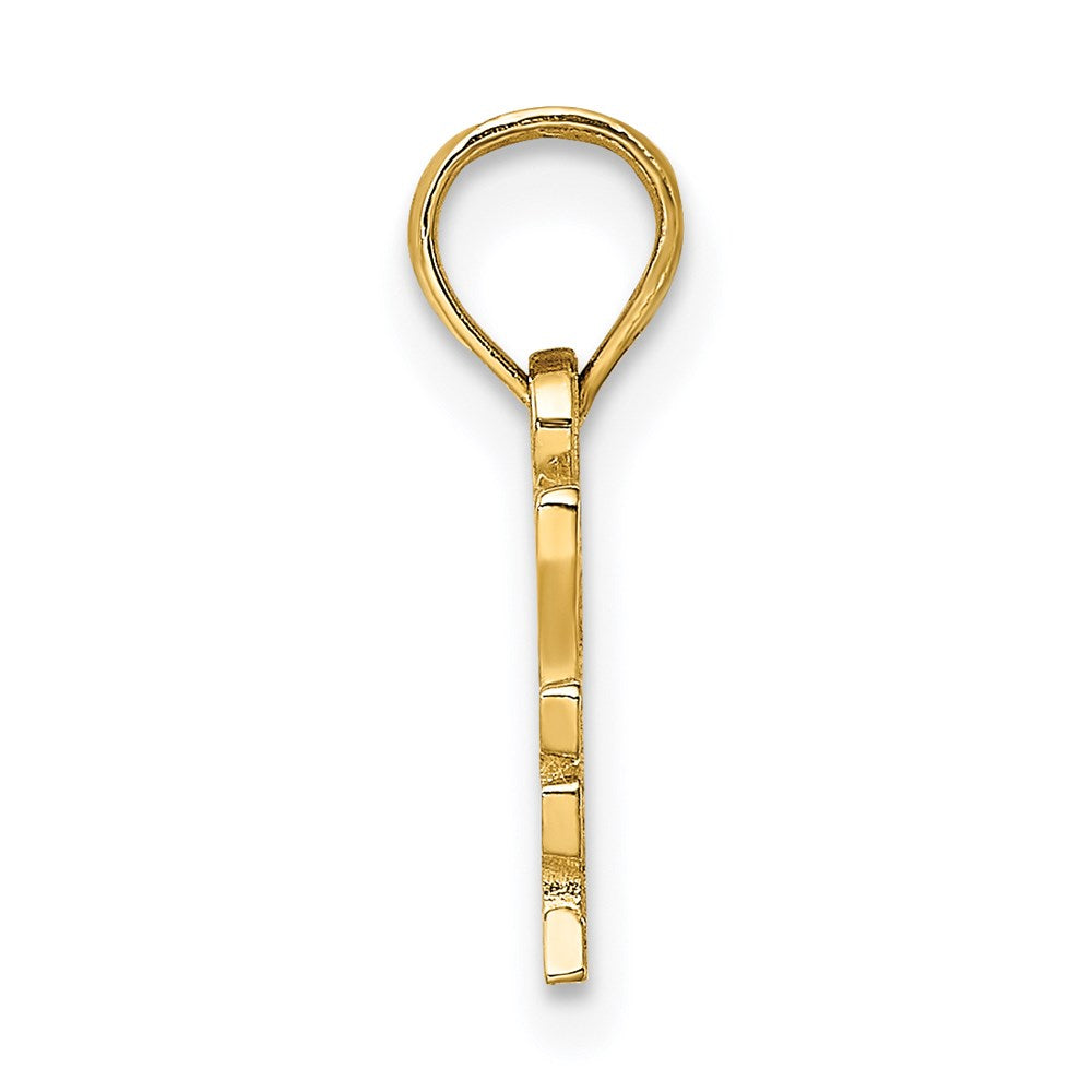 14K Gelbgold Charm „ICH LIEBE MEINEN DETECTIVE