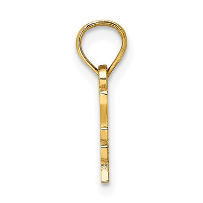14K Gelbgold Charm „ICH LIEBE MEINEN DETECTIVE