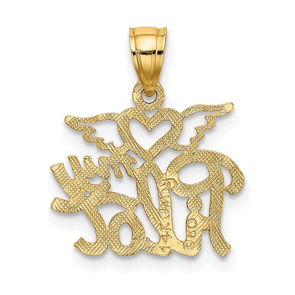 14K Gelbgold Herz My Pilot Charm