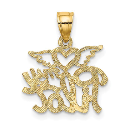 14K Gelbgold Herz My Pilot Charm