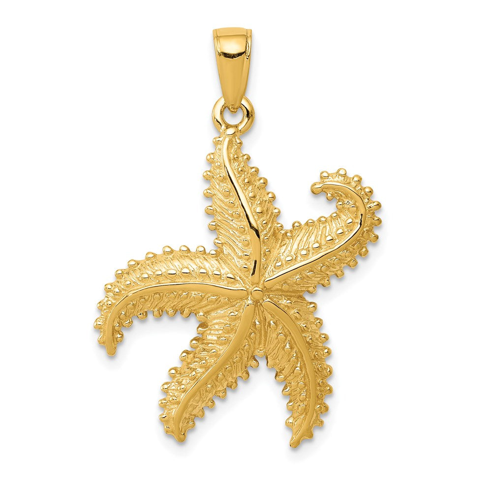 14K Gelbgold Seestern-Anhänger