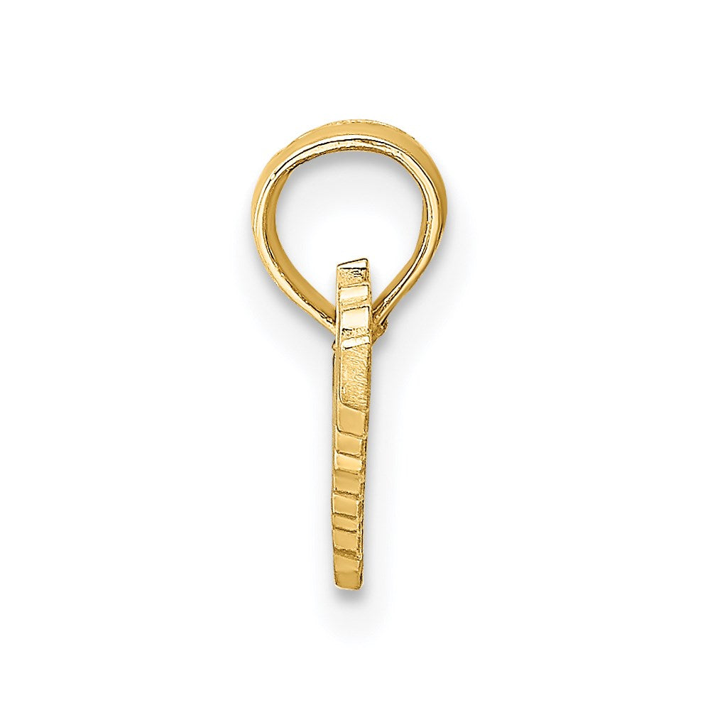 14K Gelbgold Lehrer Charm