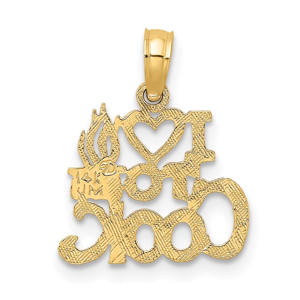 14K Gelbgold I Herz To Cook Charm