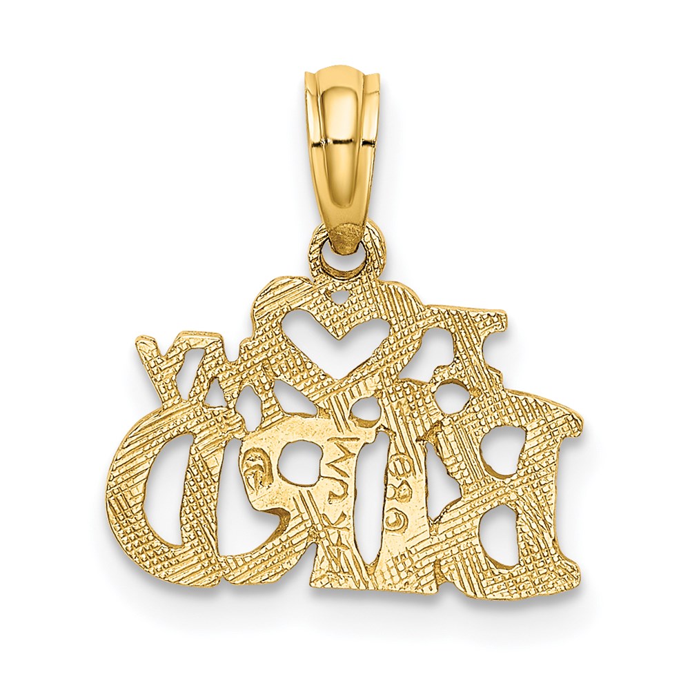 14K Gelbgold I Herz My Vogel Charm