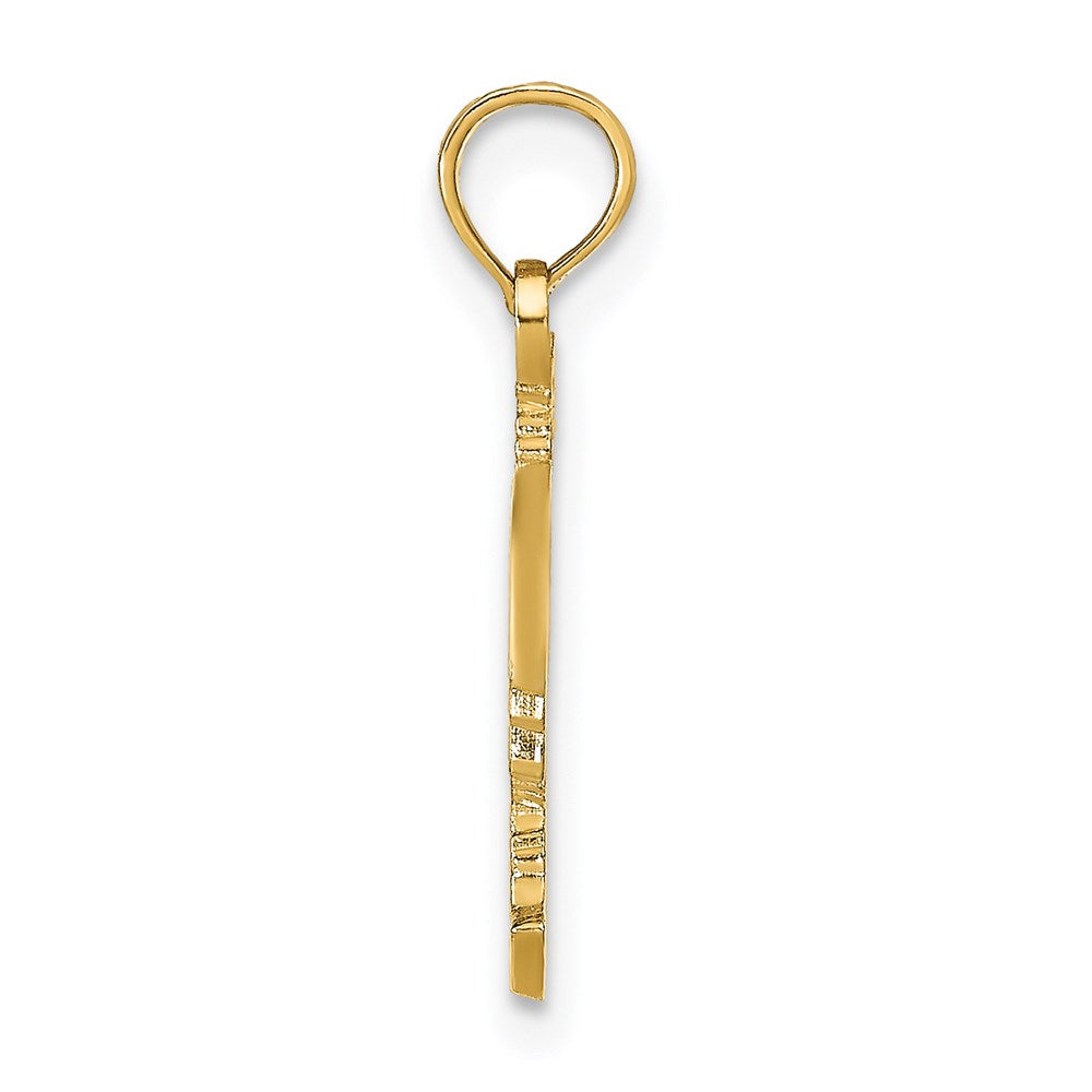 14K Gelbgold Rooster Anhänger