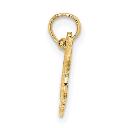 14K Gelbgold Hockey Mama Charm
