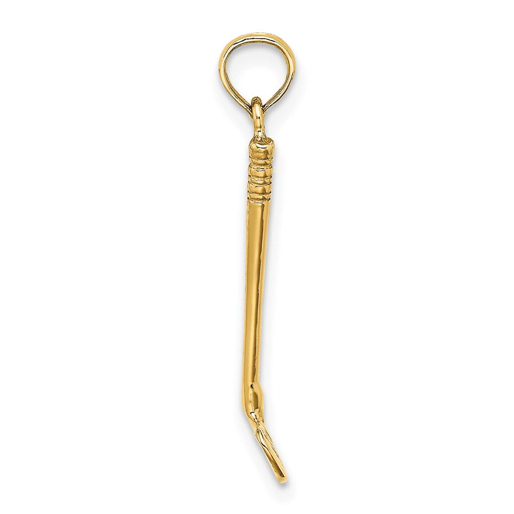 14K Gelbgold 3-d Club Charm