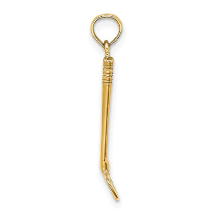 14K Gelbgold 3-d Club Charm
