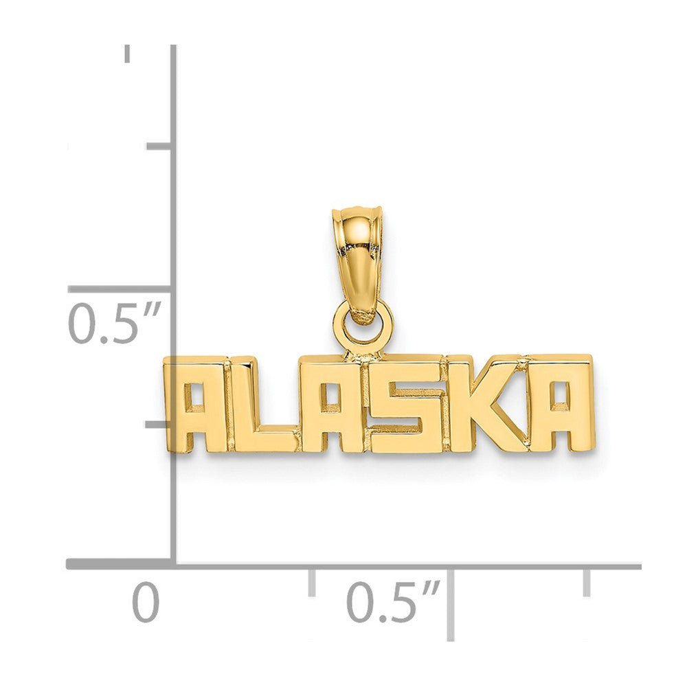 14K Gelbgold Poliert Alaska Charm