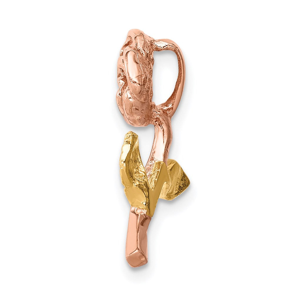 14K Bicolor Rose Kette Anhänger